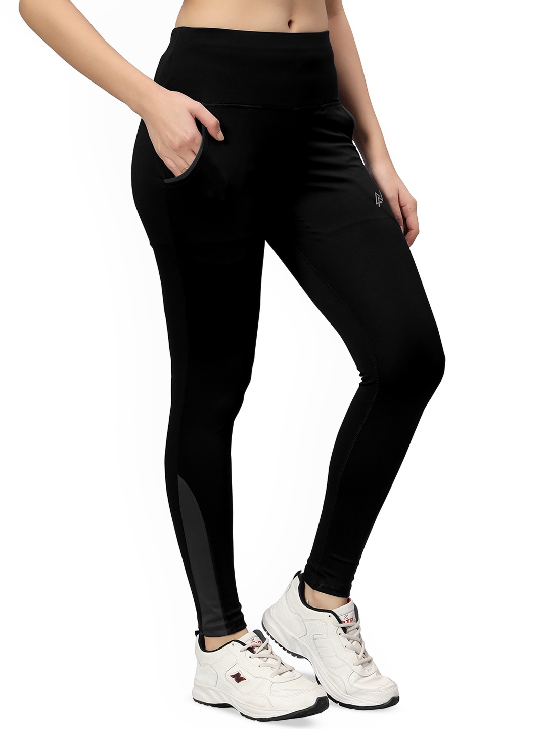 

NEXSUS Slim-Fit High Rise Yoga Tights, Black