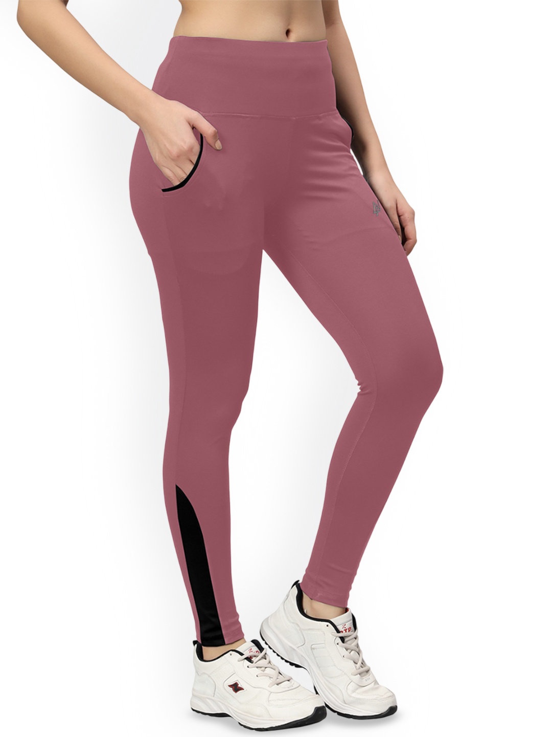 

NEXSUS Slim-Fit High Rise Yoga Tights, Pink