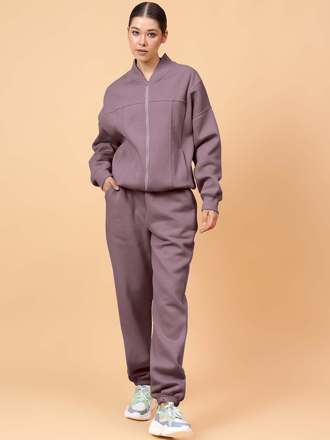 

Fitkin Women Cloud Fit Fleece Jogger, Purple