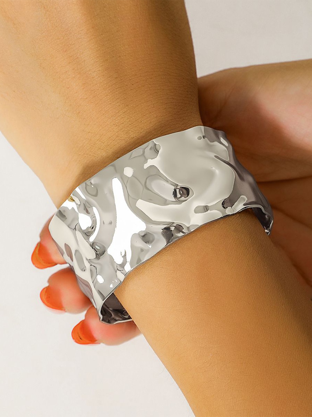 

Just Lil Things Cuff Bracelet, Silver
