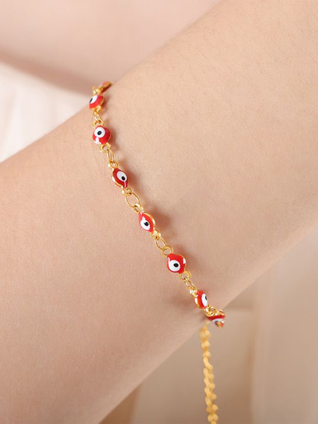 

Just Lil Things Gold-Plated Wraparound Bracelet