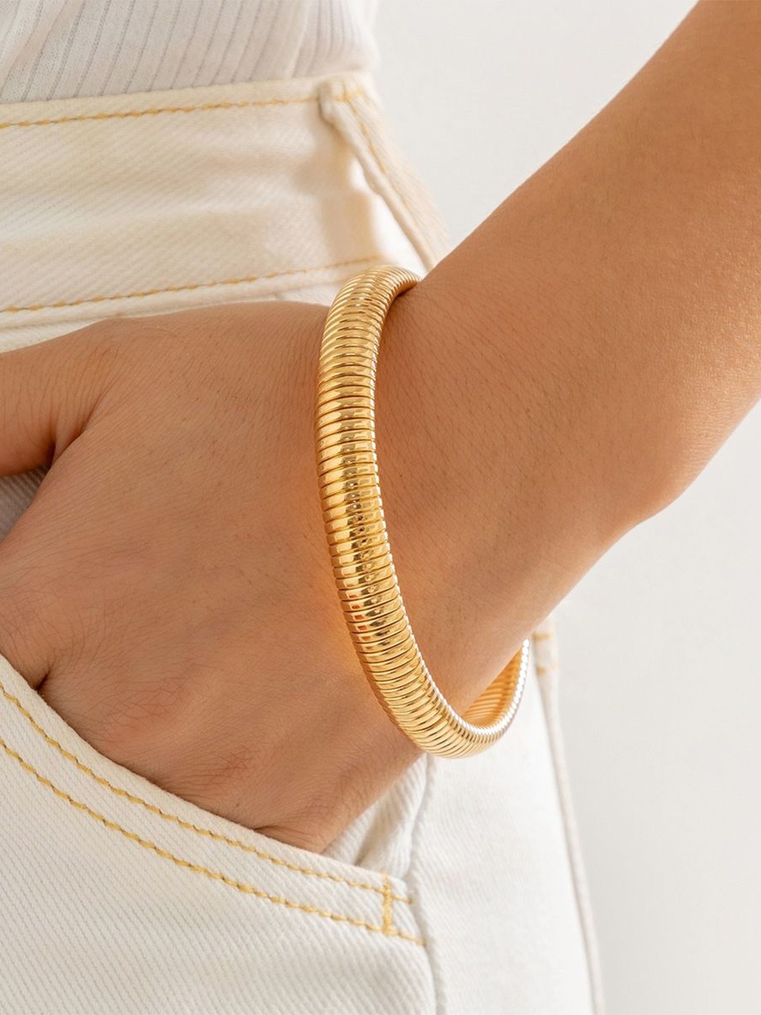 

Just Lil Things Bangle-Style Bracelet, Gold