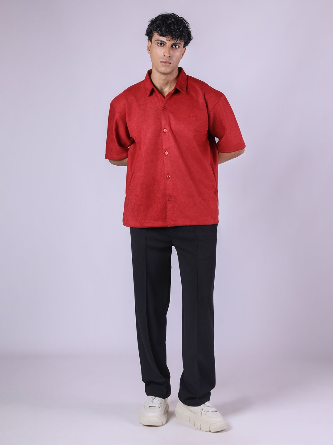 

Hop Head Red Classic Suede Shirt