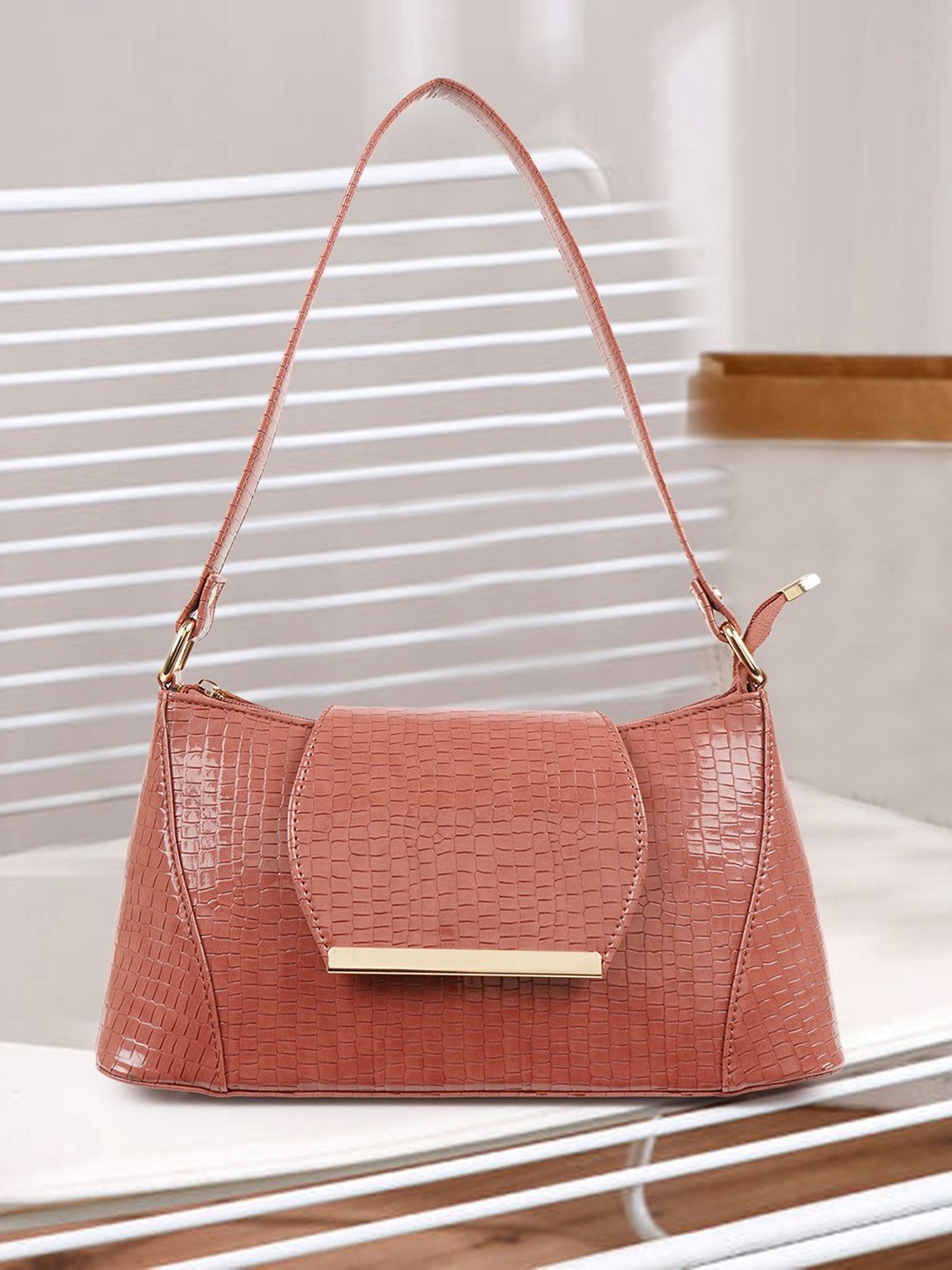 

SPOTIC Shopper Sling Bag with Cut Work, Pink