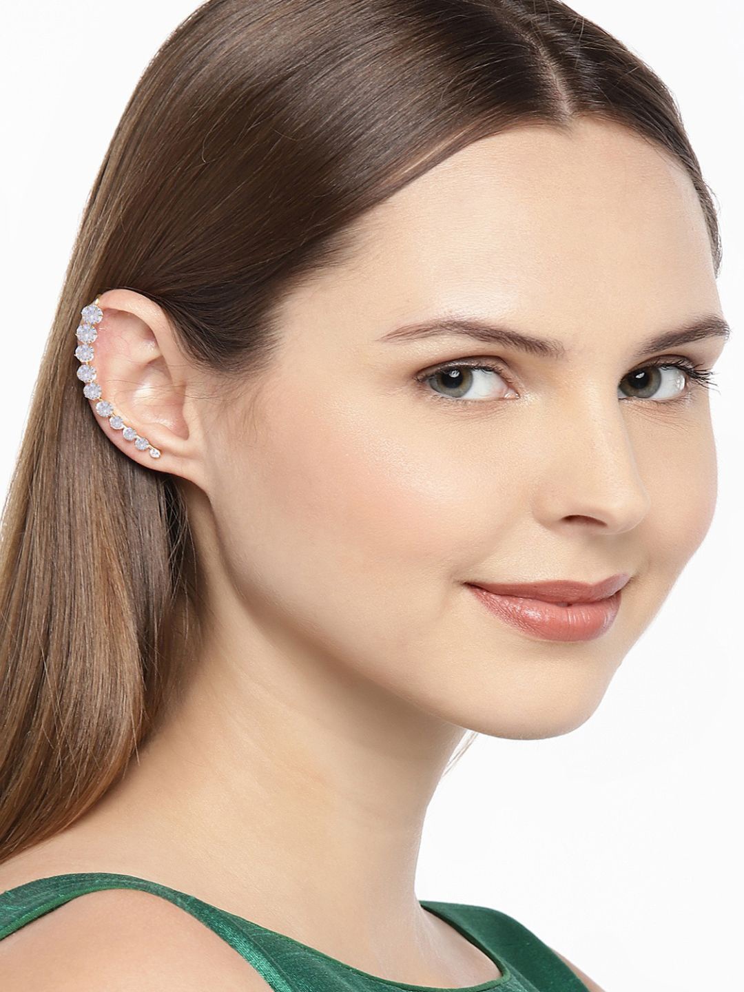 

DressBerry Contemporary Ear Cuff Earrings, Gold