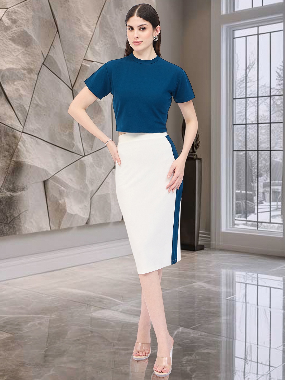 

DressBerry Women T - shirt Dress, Blue