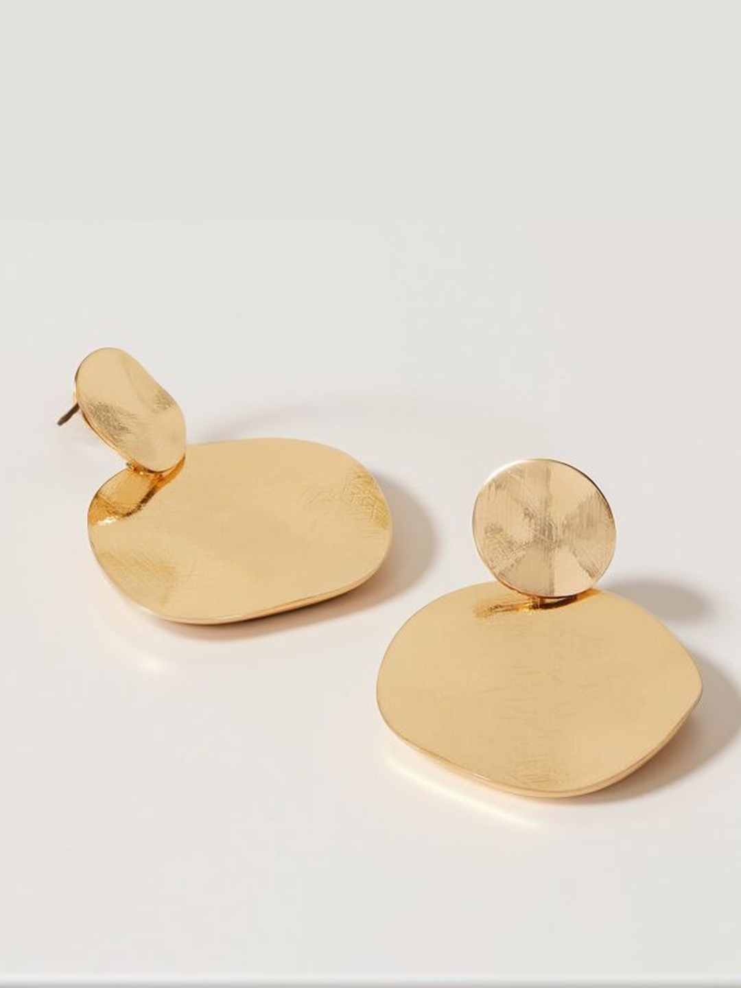 

Accessorize Gold-Plated Circular Drop Earrings
