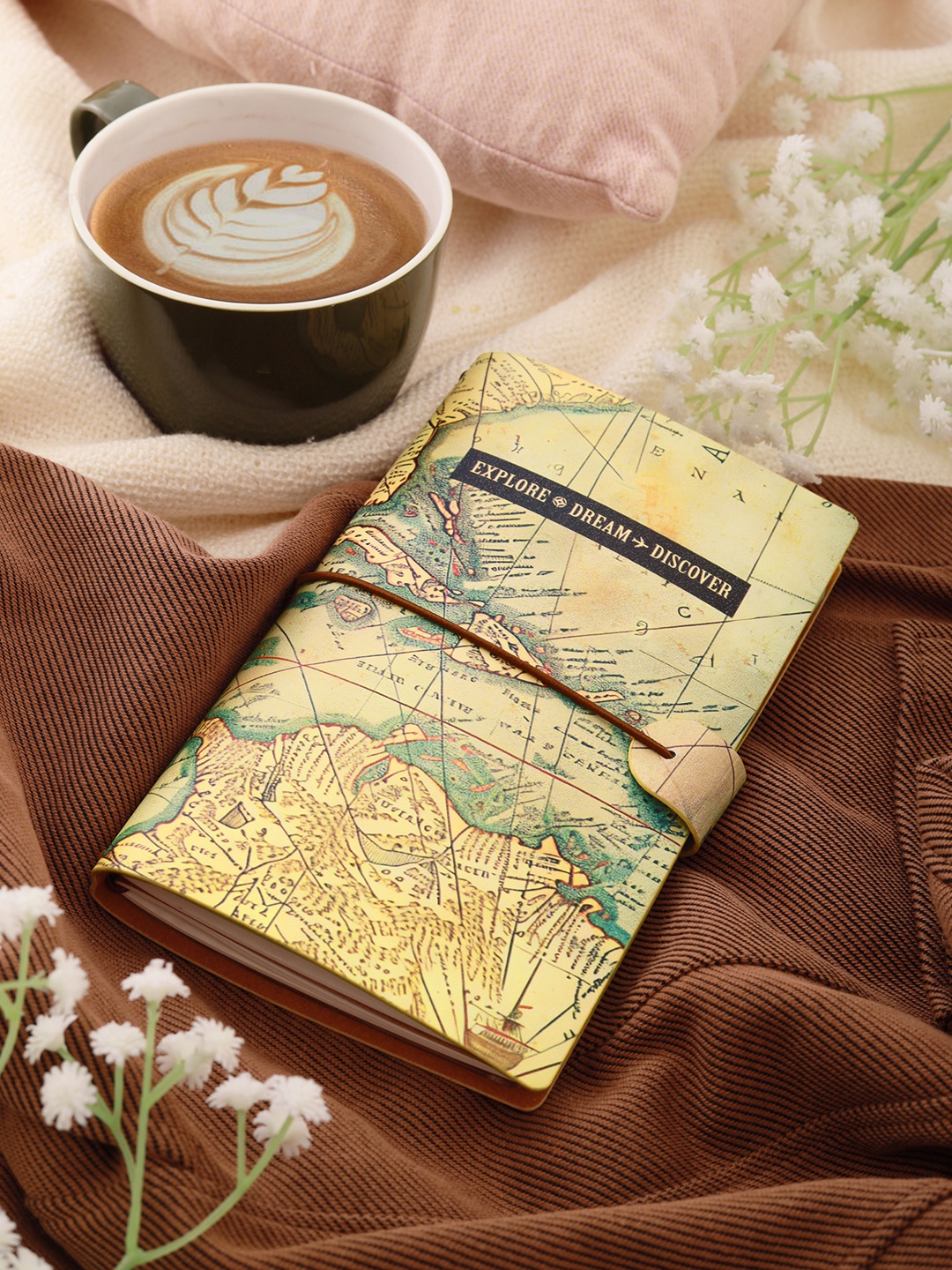 

Doodle A5 Refillable Journal Notebook - Voyage Vibes, Yellow