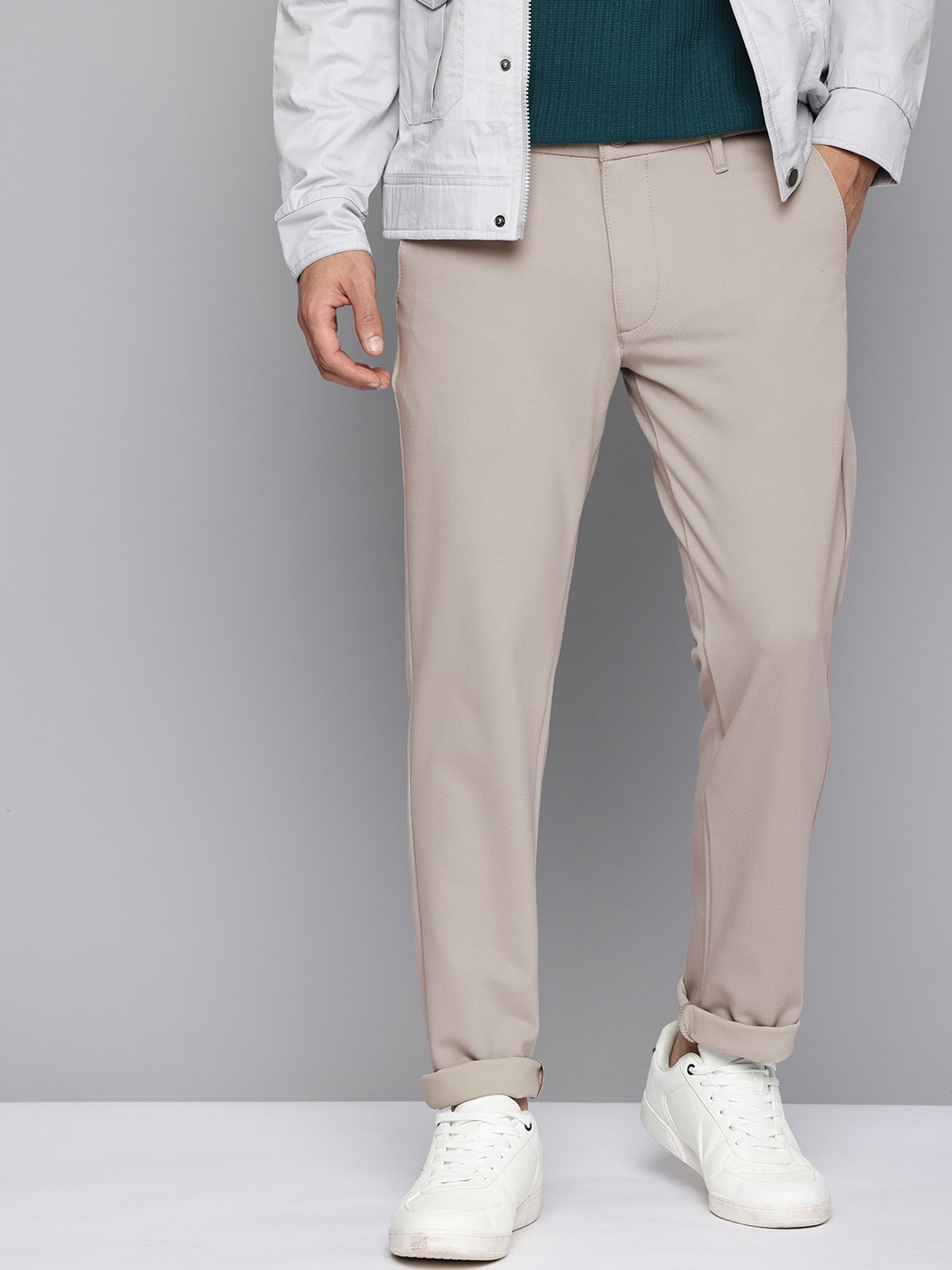 

Levis Men Slim Fit Trousers, Grey