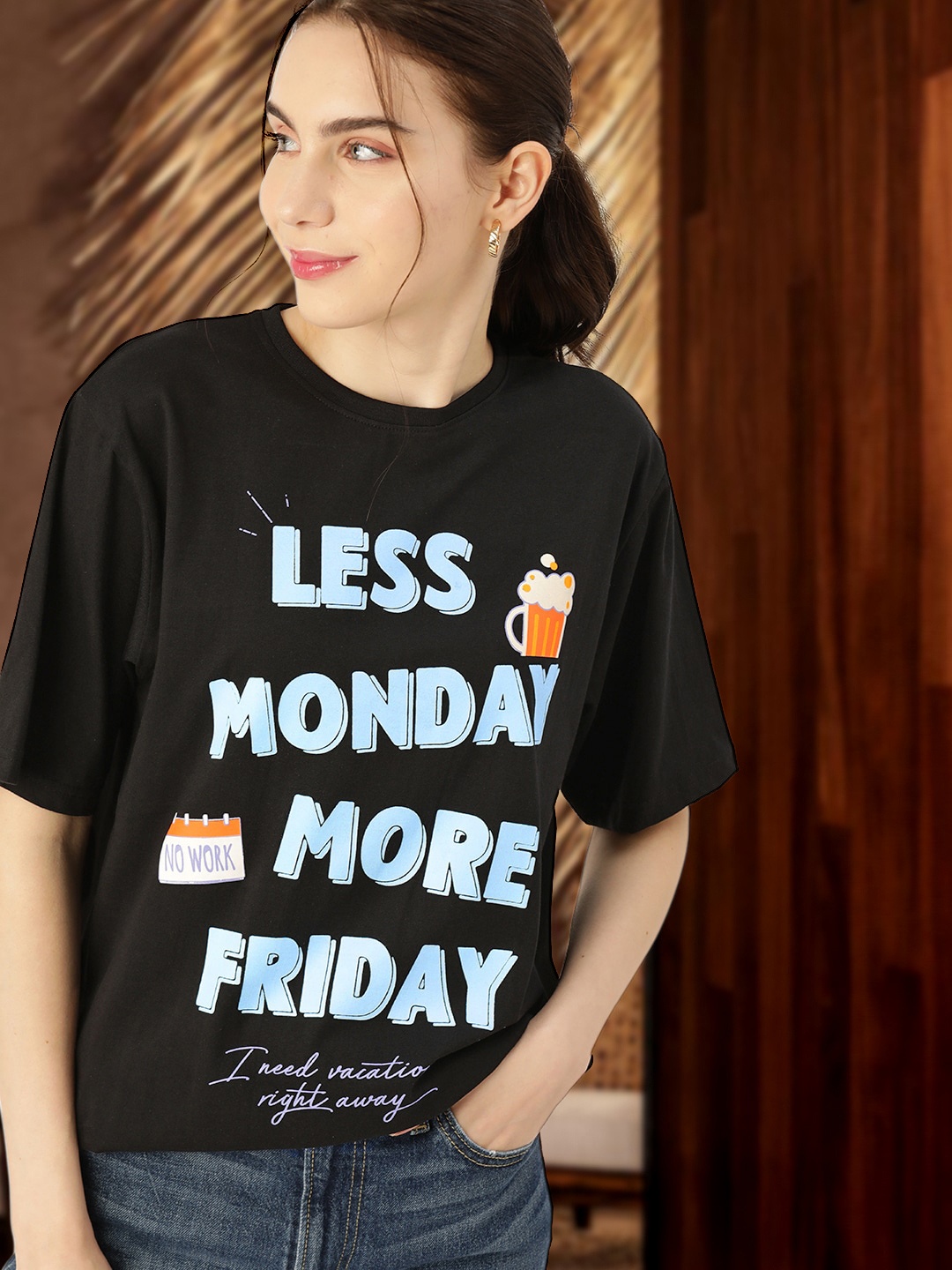 

DressBerry Cotton Top, Black