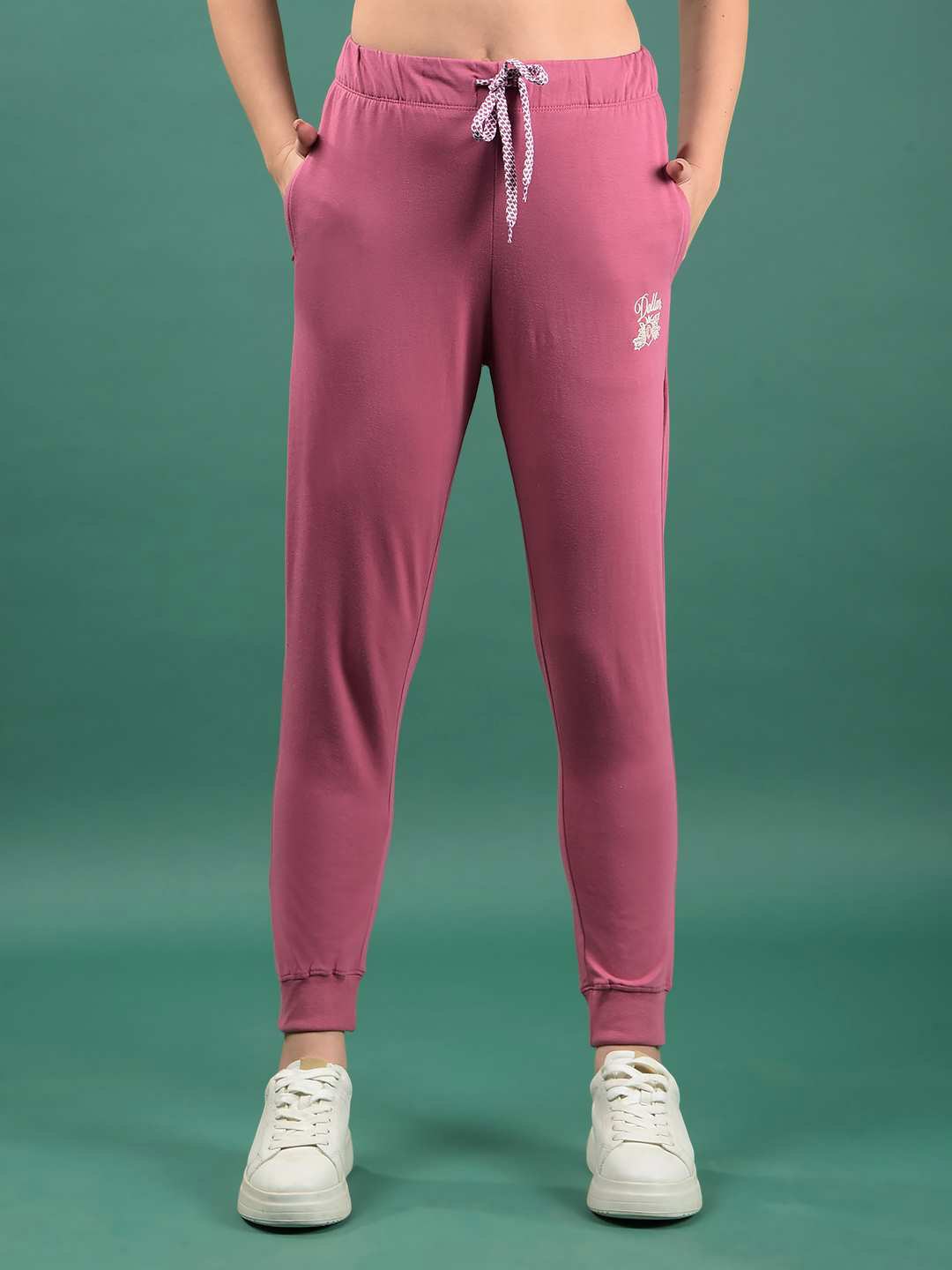 

Dollar Women Cotton Joggers, Pink