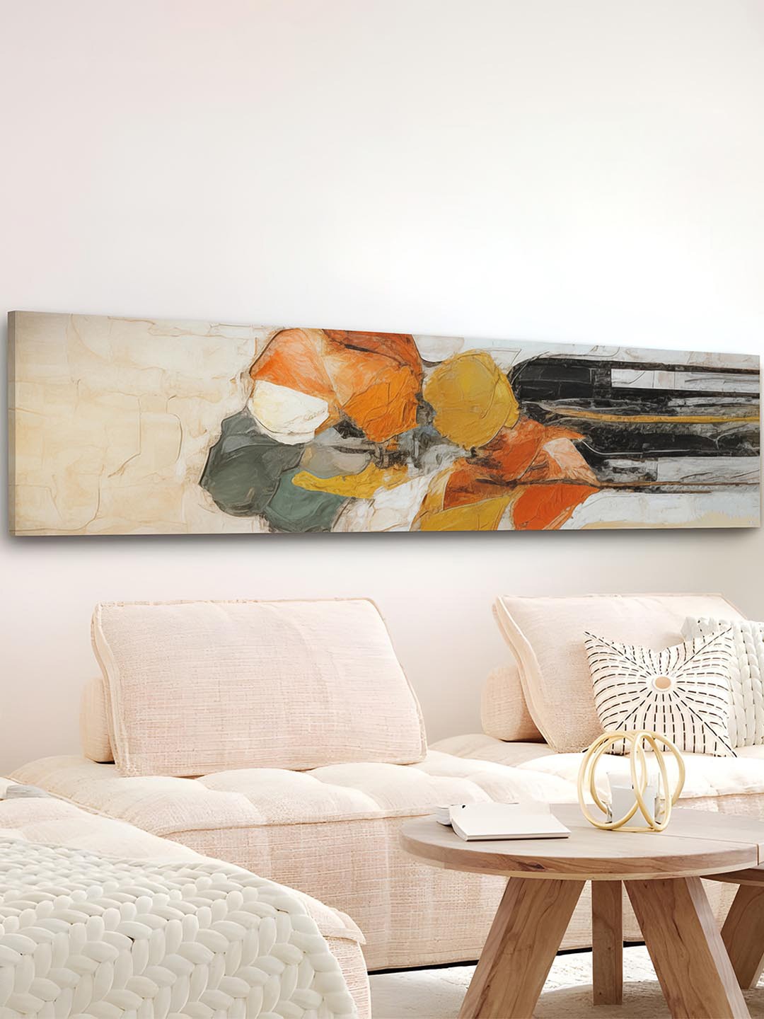 

Art Street Orange & Green 1 Piece Canvas Other Wall Paintings