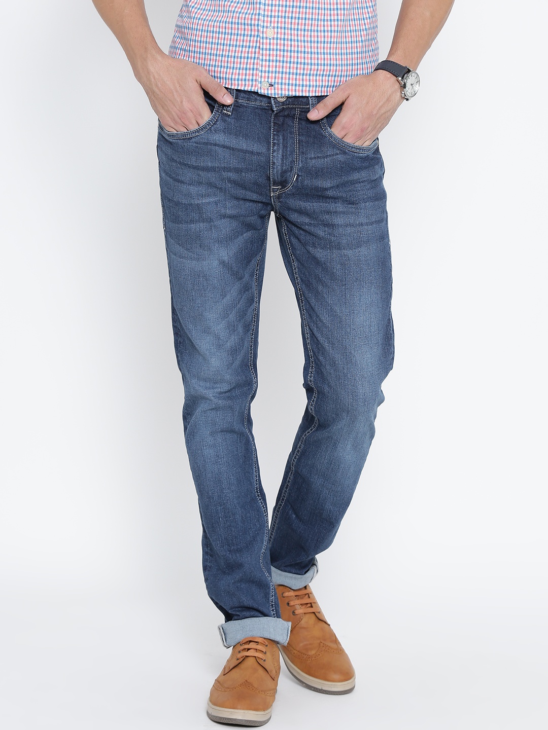 

U.S. Polo Assn. Denim Co. Men Blue Skinny Fit Stretchable Jeans