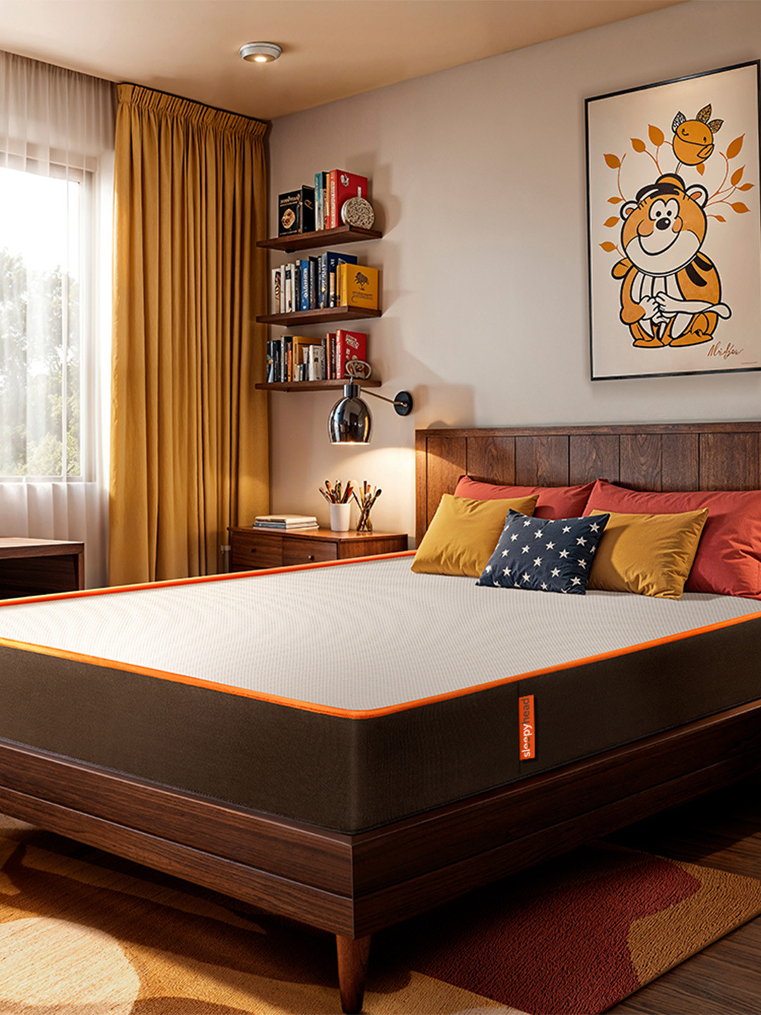 

Sleepyhead Original Orthopedic Memory Foam 6" King Mattress Medium Firm (78x70 Inch), White