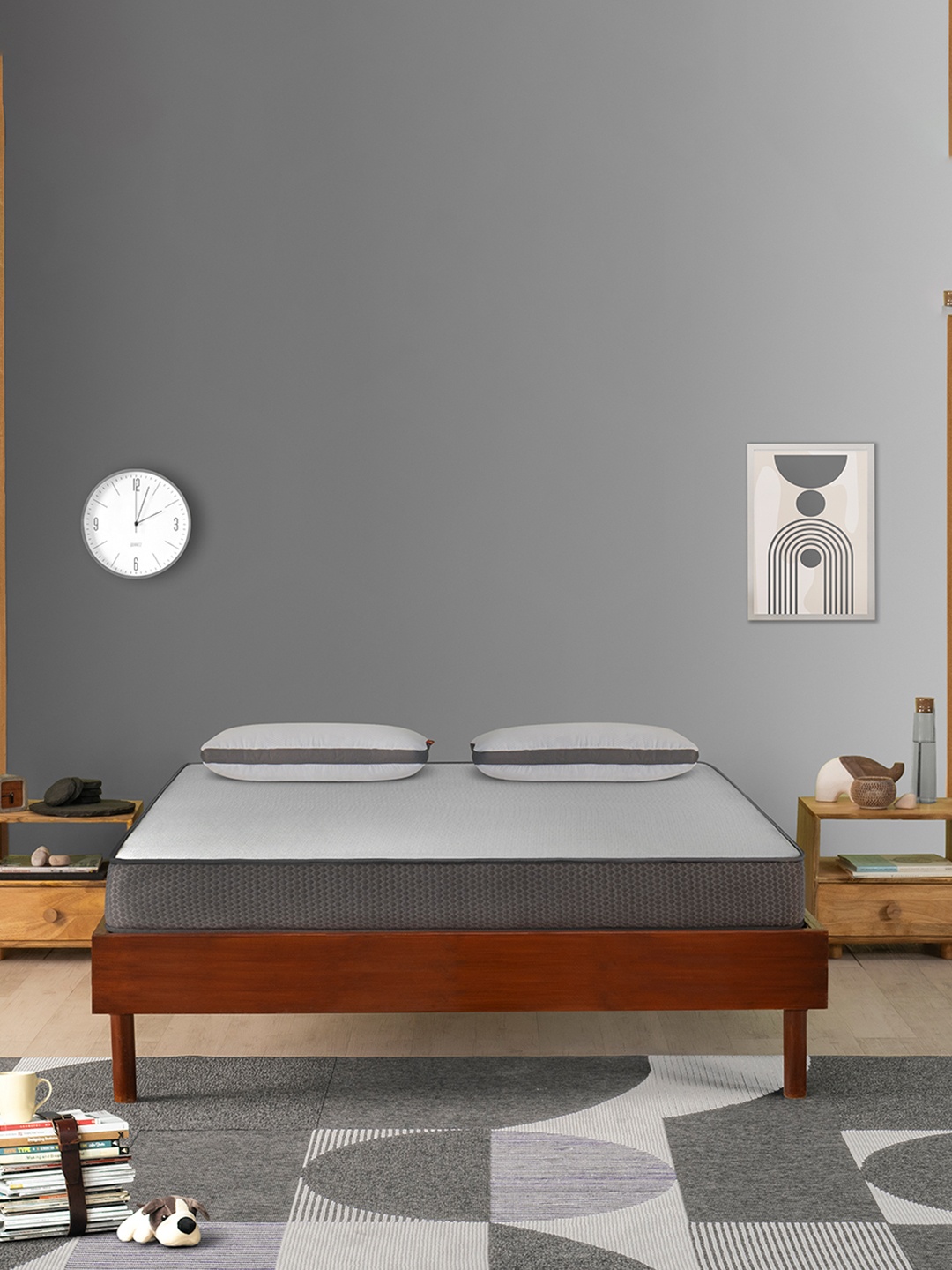 

Sleepyhead Flip - Dual Sided 5 inch Queen Foam Mattress (L x W: 75 inch x 60 inch), Grey