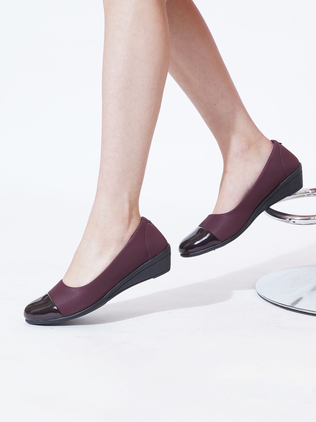 PLANET WALK Work Platform Pumps, Brown