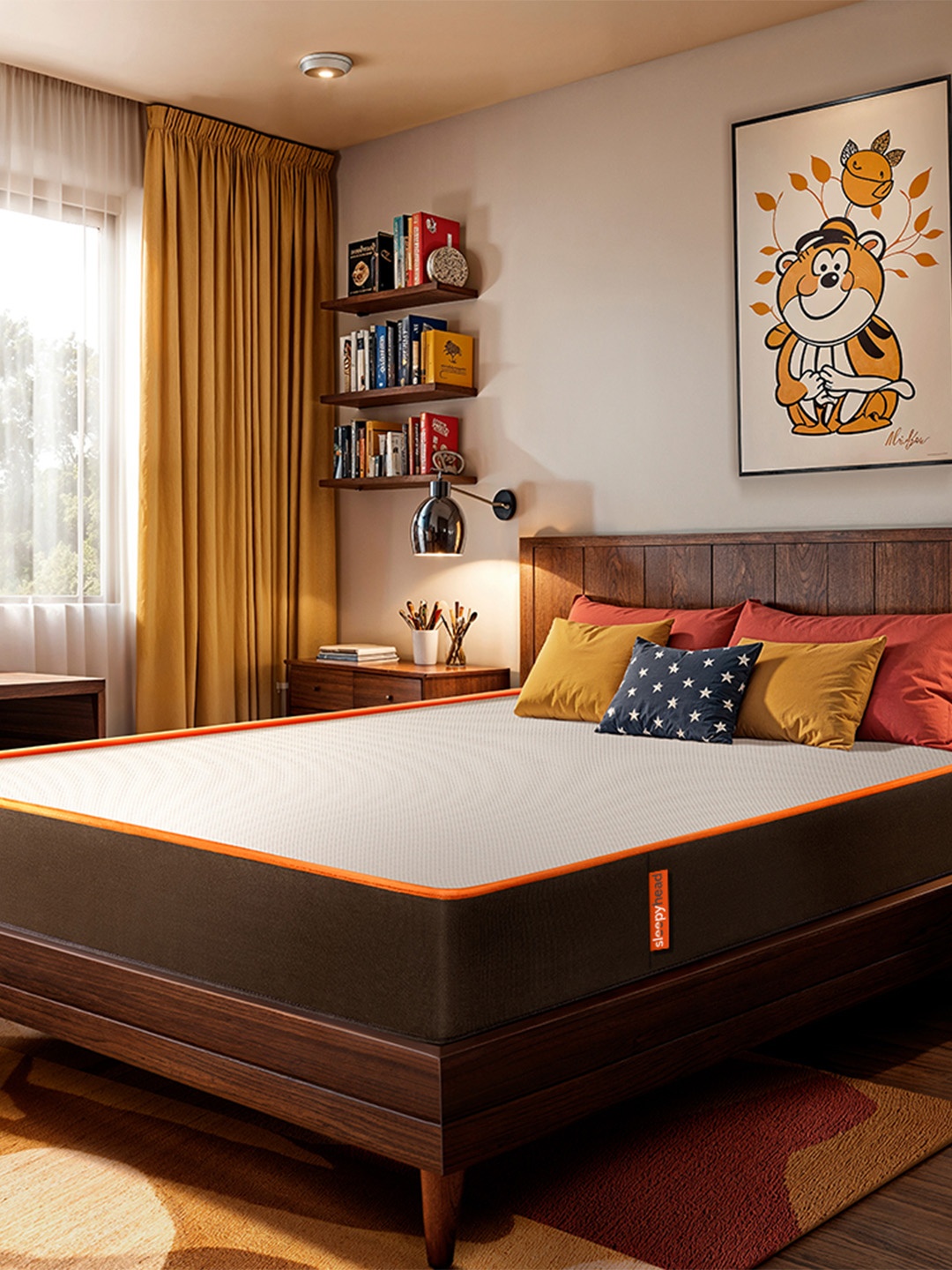 

Sleepyhead Original Orthopedic Memory Foam 8" Queen Mattress Medium Firm (72x60 Inch), White