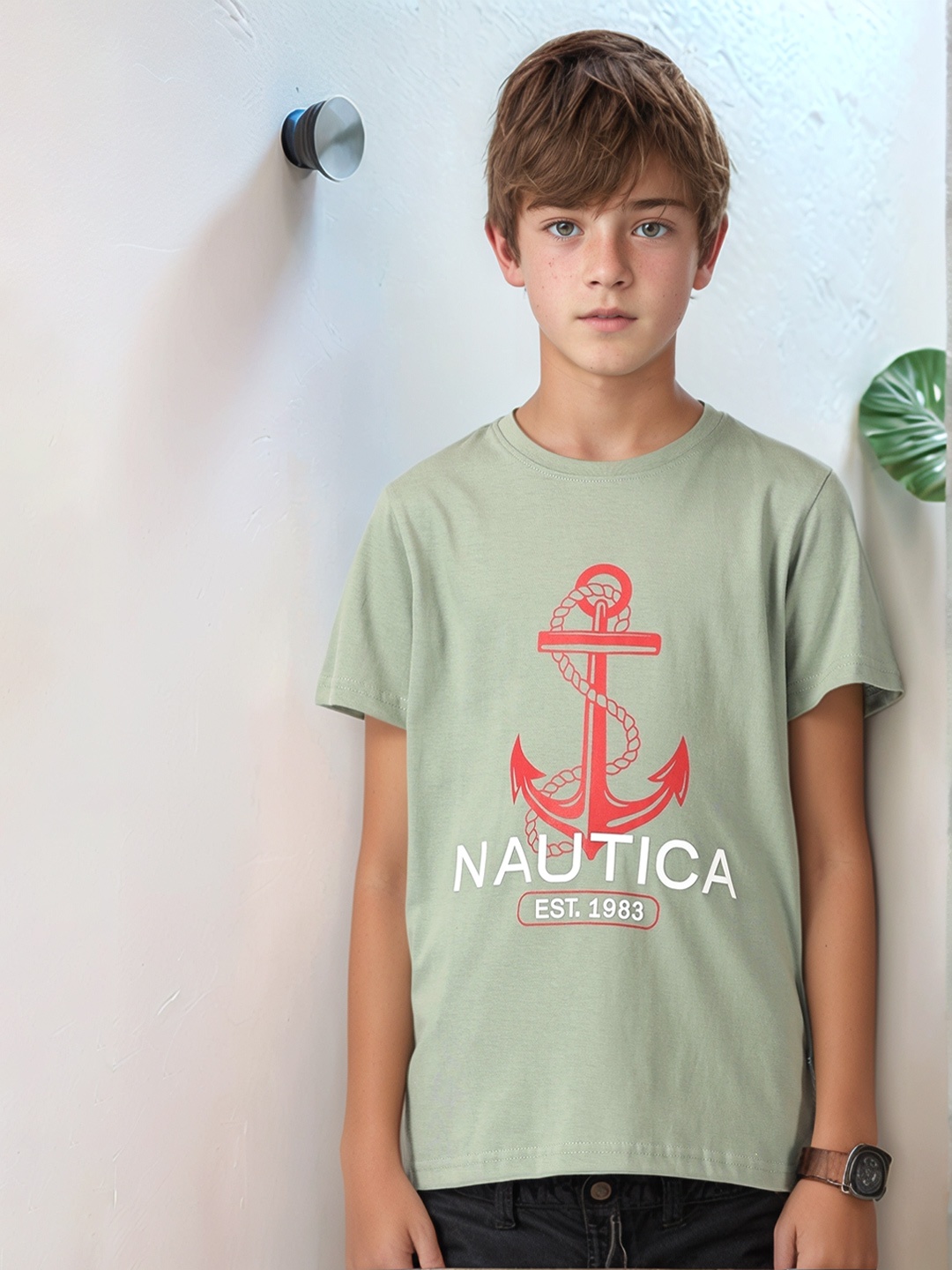

Nautica Boys T-shirt, Olive