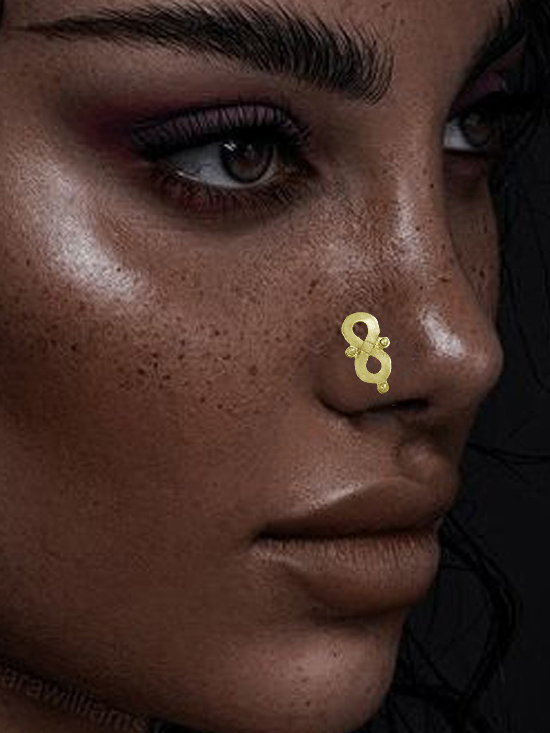 

Goldnera Stud Nosepin, Gold