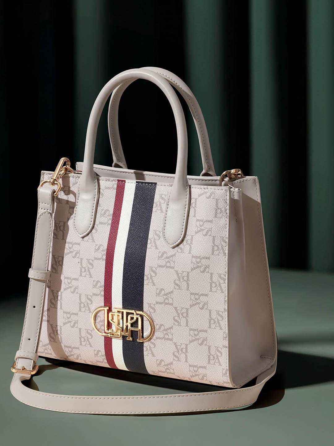 

U.S. Polo Assn. CAROL Women Satchel Bag, Off white