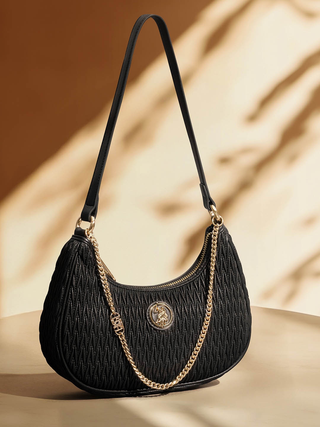 

U.S. Polo Assn. VERA Women Shoulder Bag, Black