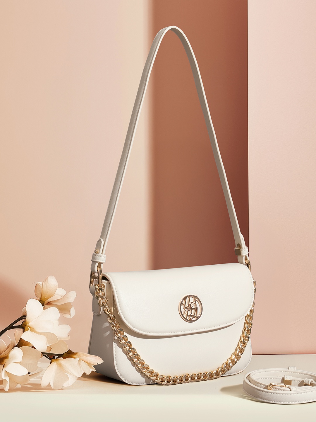 

U.S. Polo Assn. LEXIE Women Cross Body Bag With Embellished, Off white