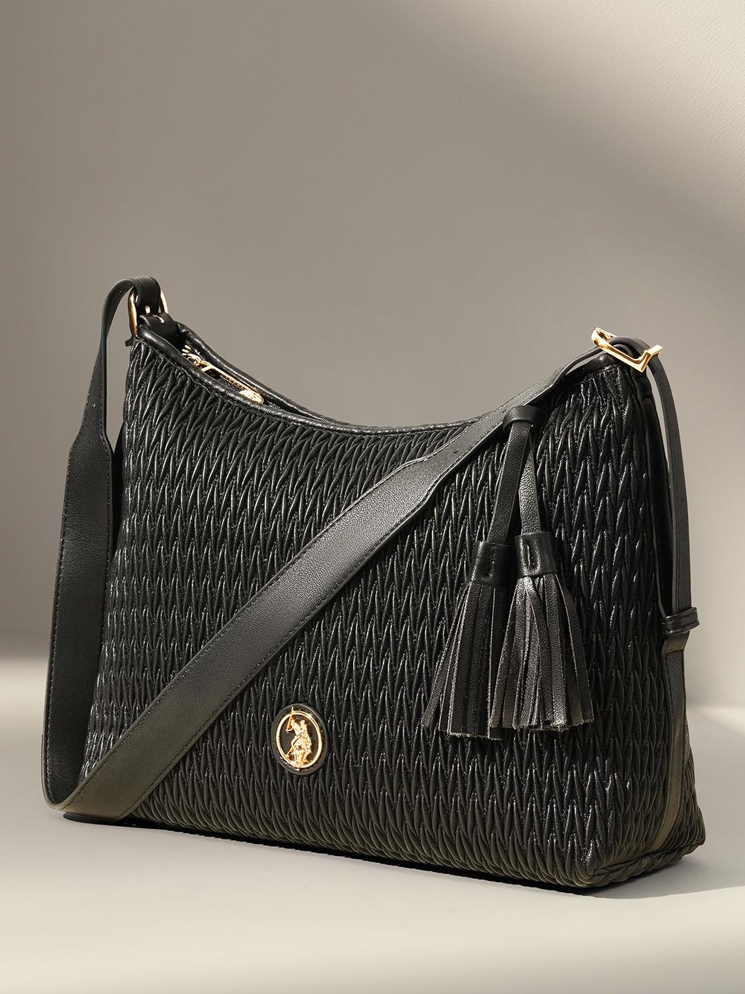

U.S. Polo Assn. BRIDGET Women Shoulder Bag, Black