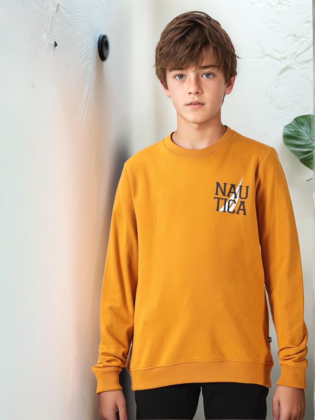 

Nautica Boys Sweatshirt, Mustard