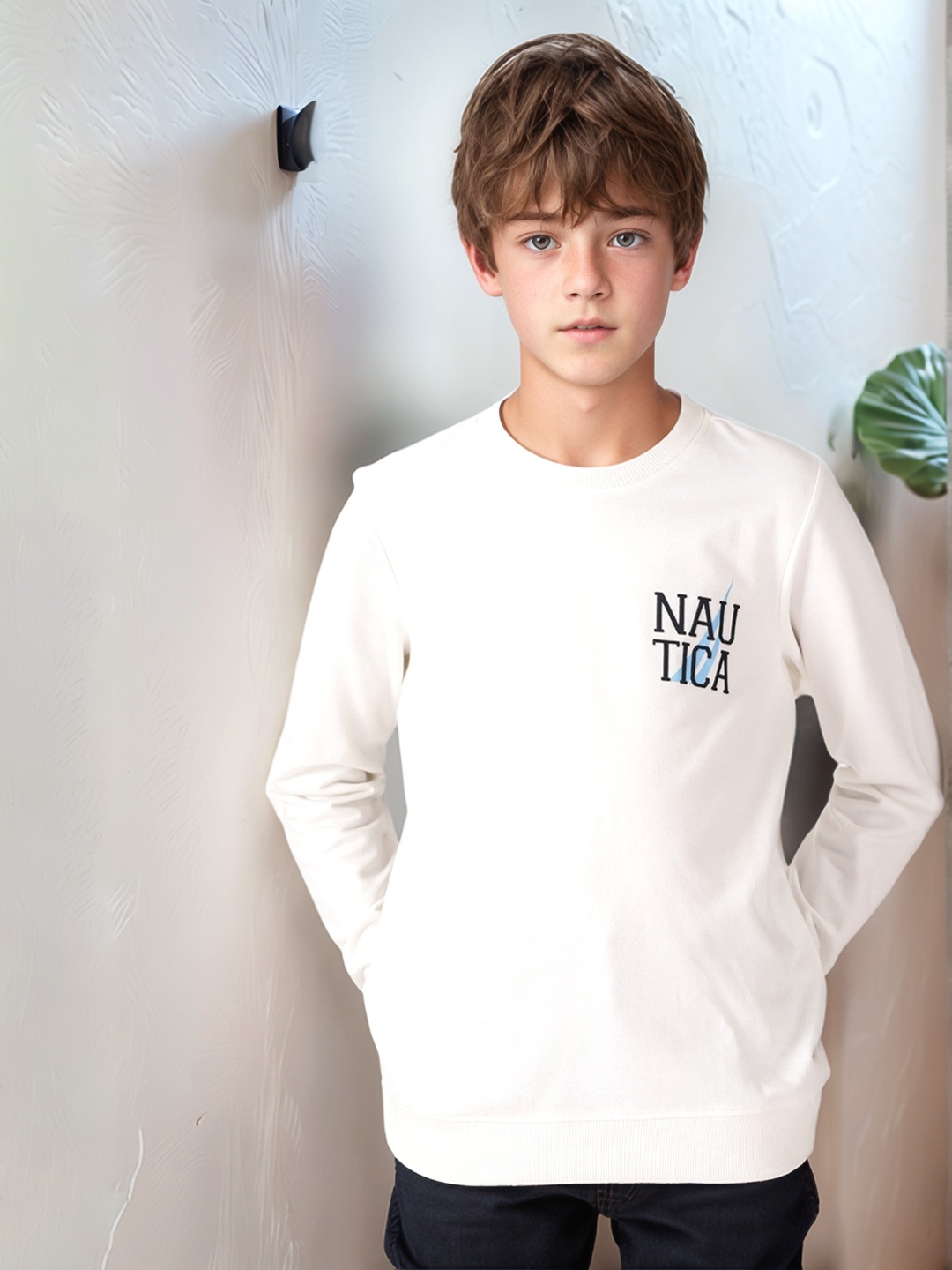 

Nautica Boys Sweatshirt, White