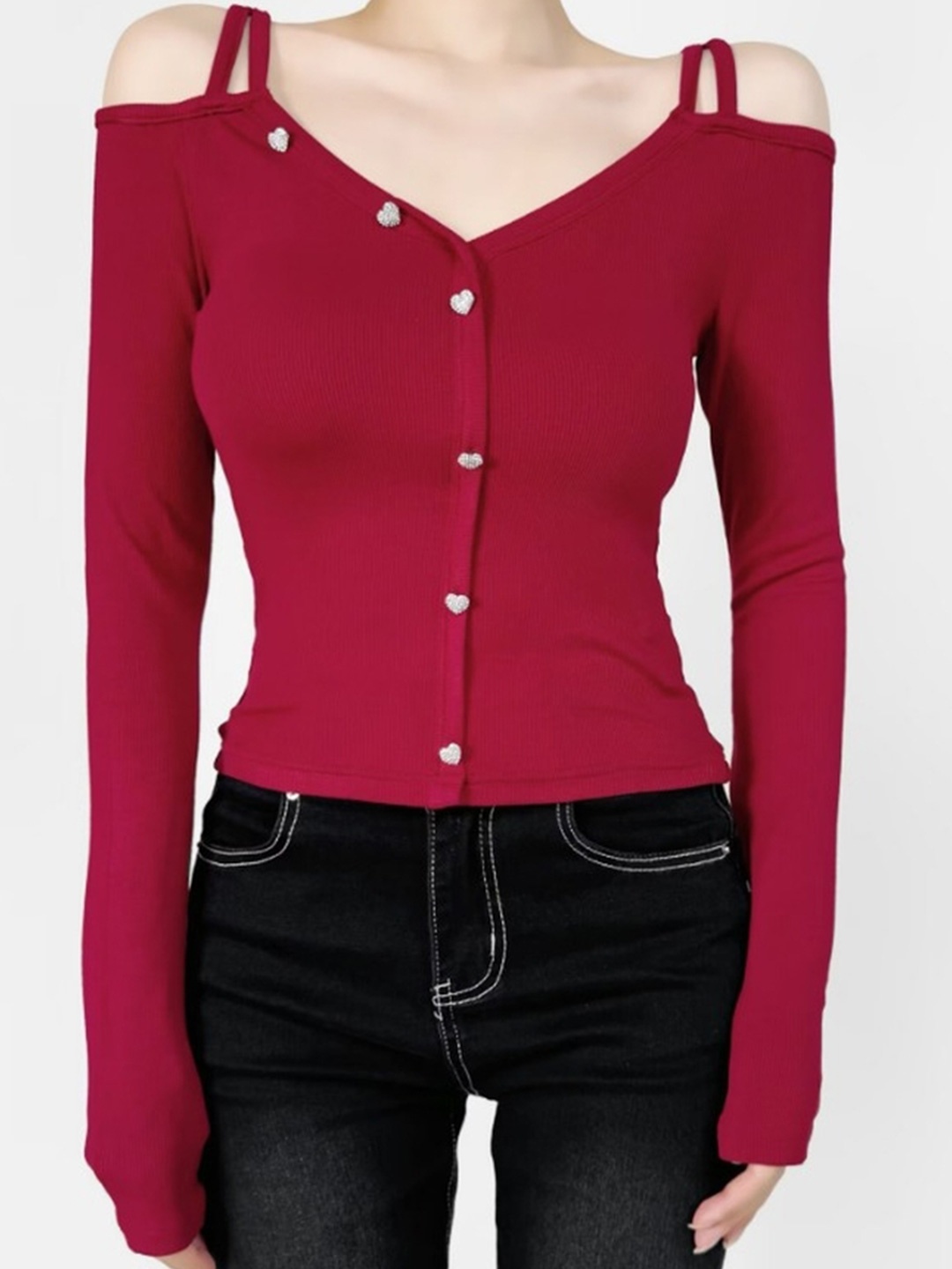 

LULU & SKY Top, Red