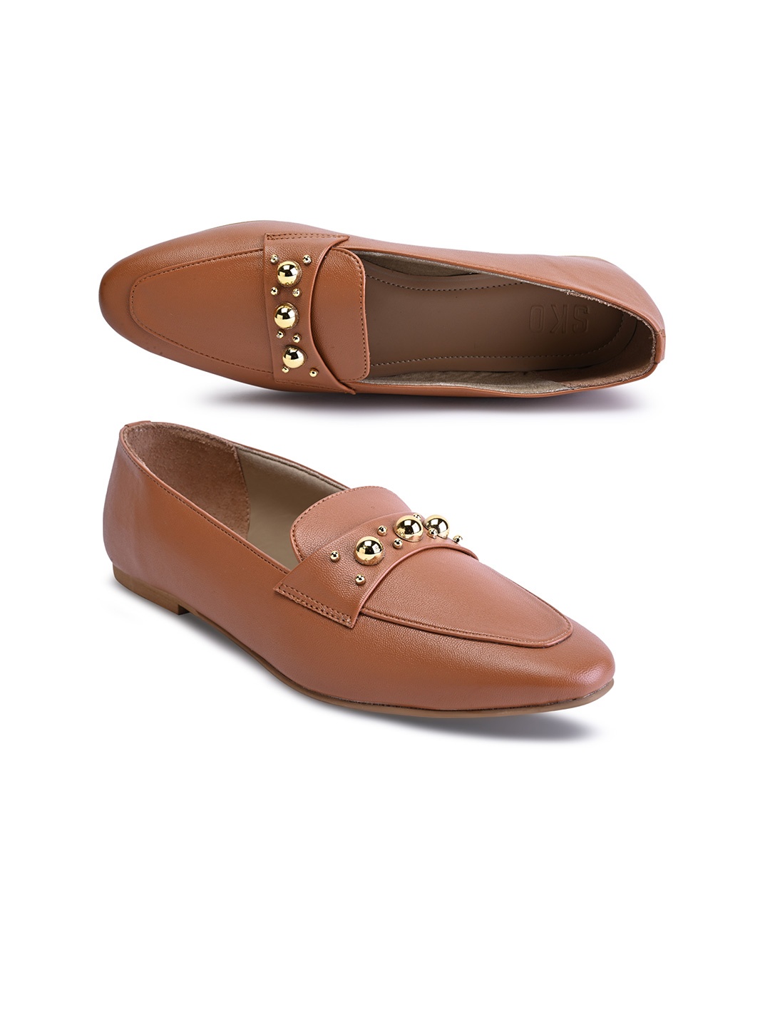 

SKO Women Ballerinas Flats, Tan