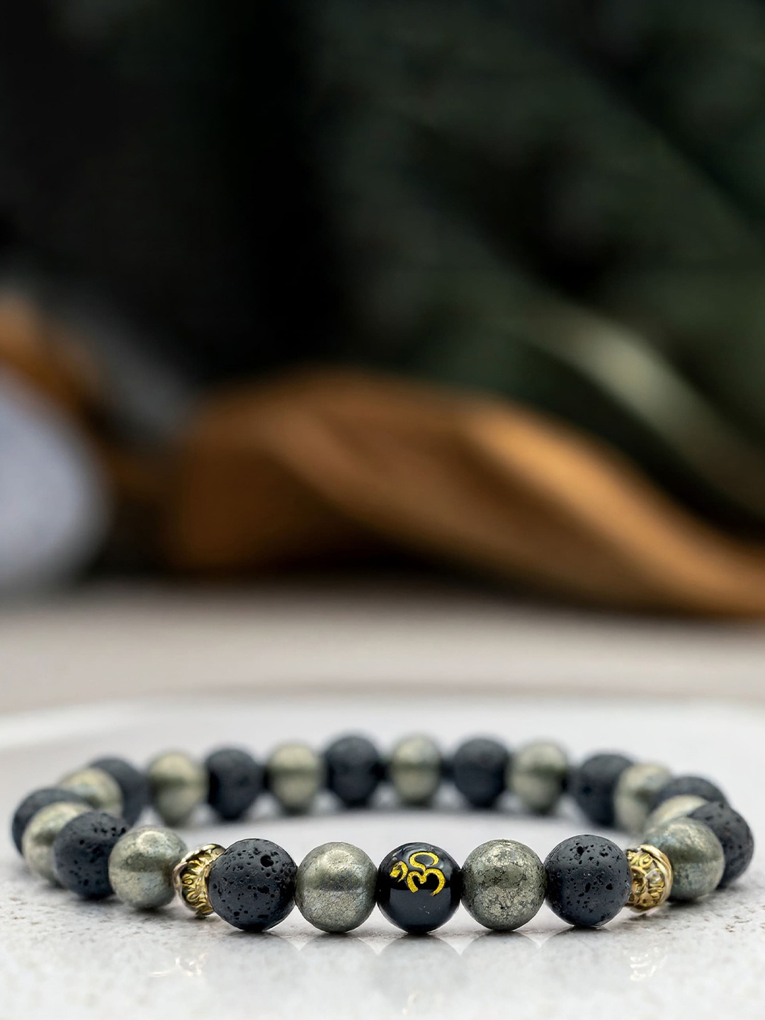 

Astrotalk Wealth OM Bracelet, Brown