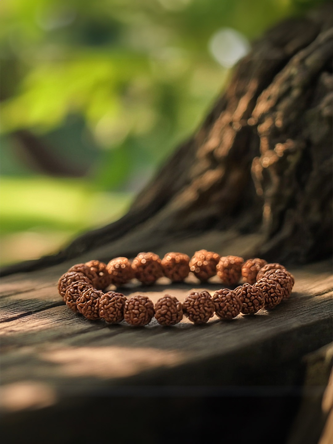 

Astrotalk 5 Mukhi Rudraksha Bracelet, Brown