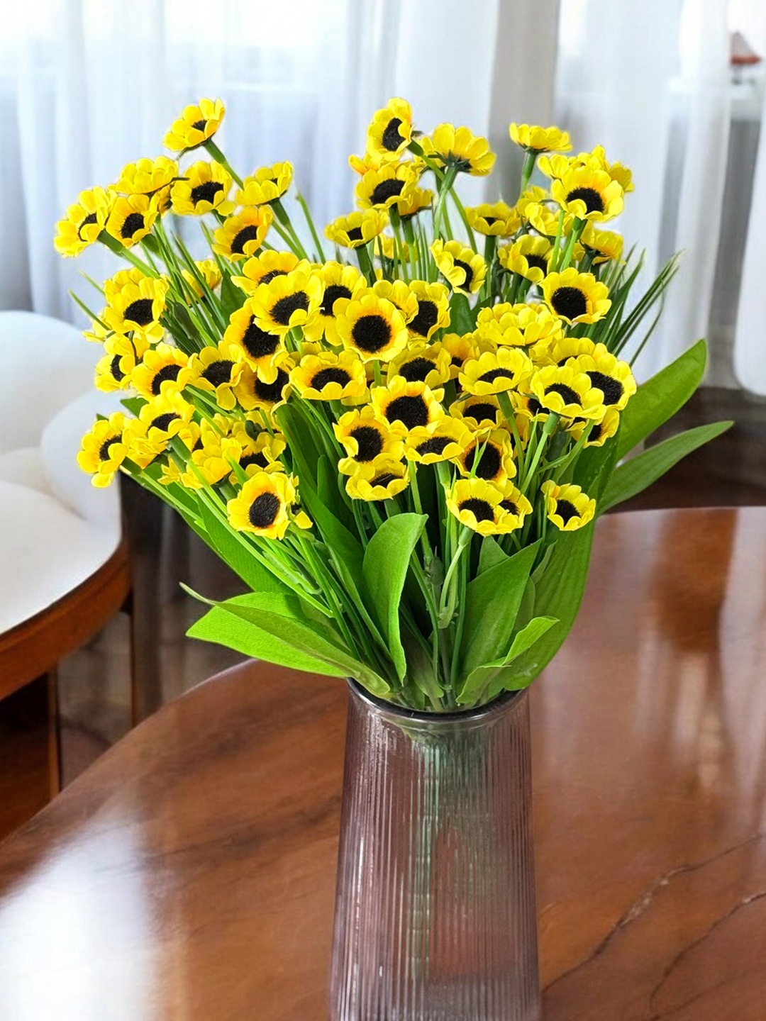 

Art Street Yellow & Green 2 Pieces Sunflower Artificial Flowers