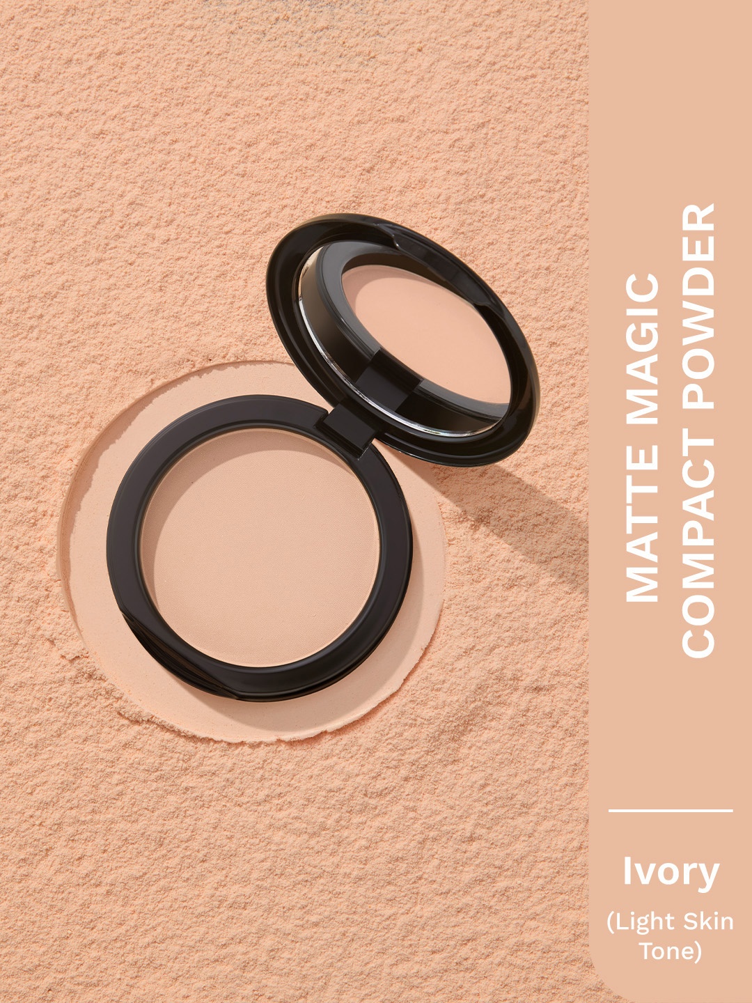 

Pilgrim Matte Magic Compact Powder With SPF 25- 7 g- Ivory-05, Na