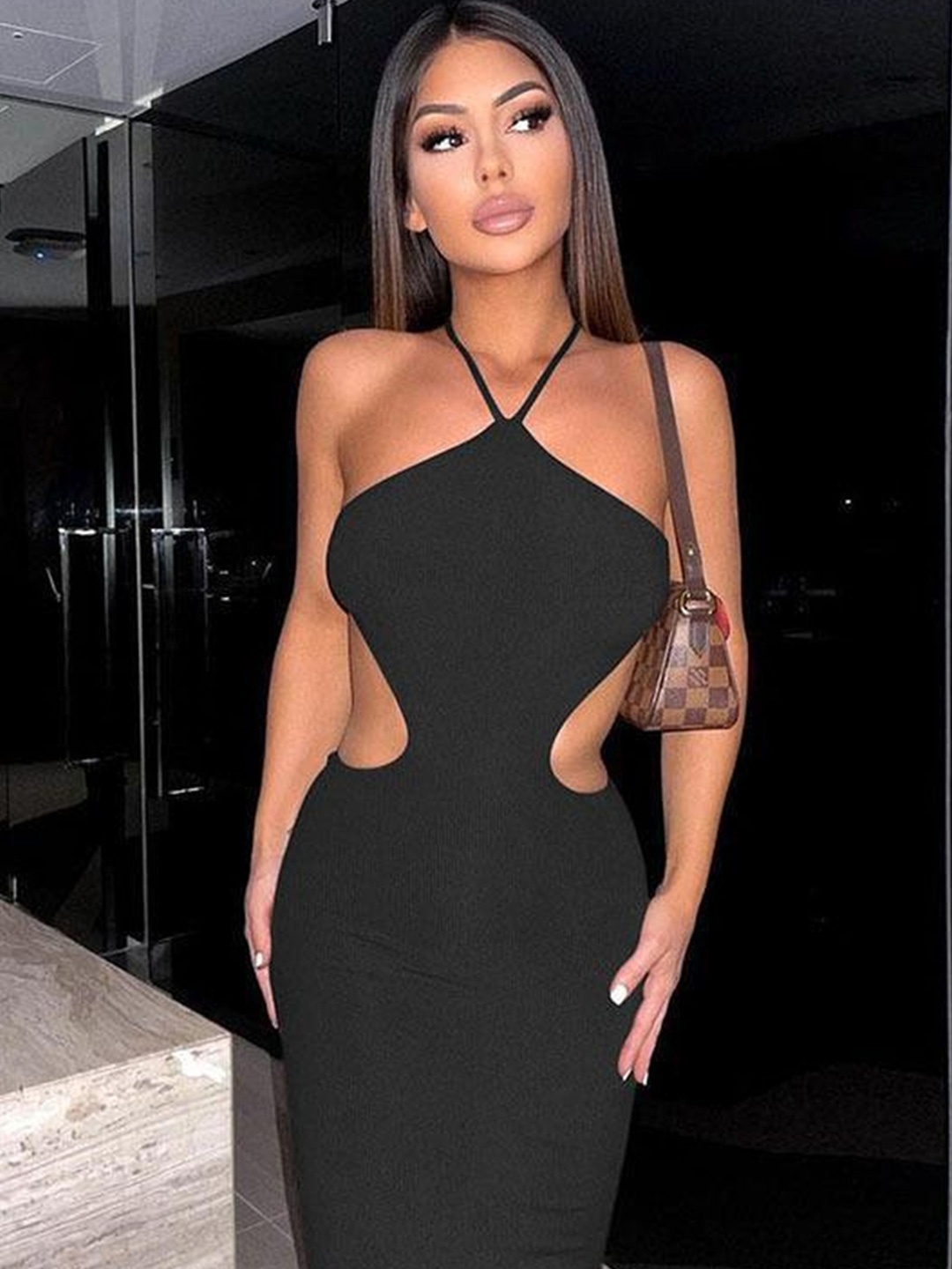 

LULU & SKY Bodycon Dress, Black