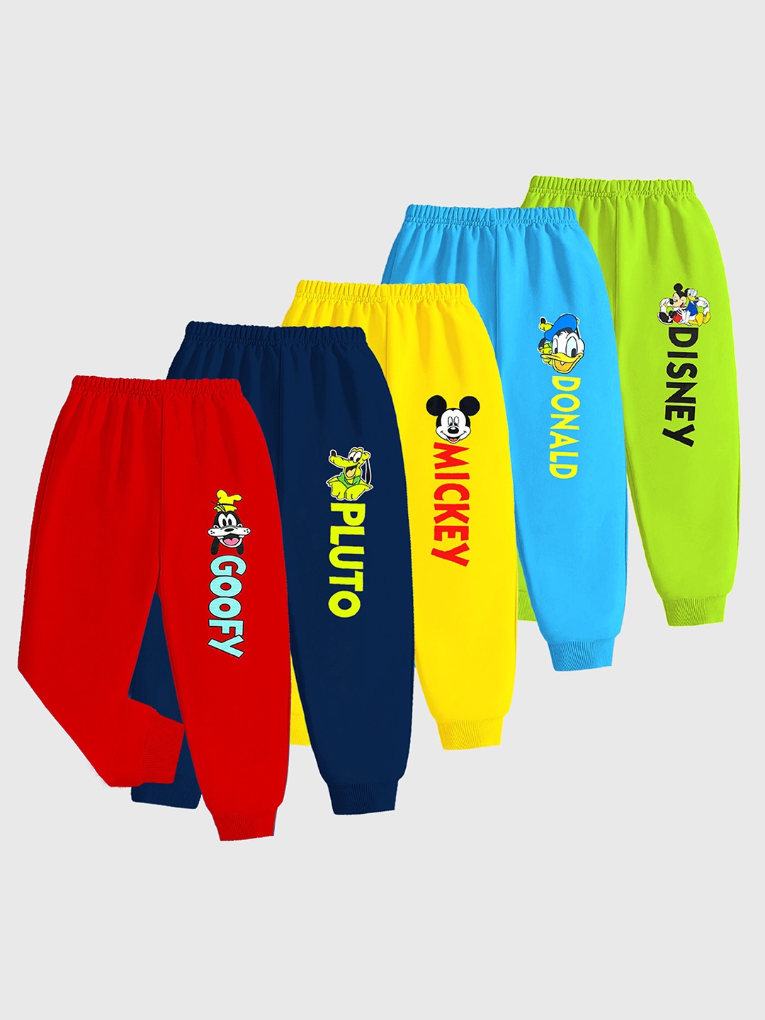 

Disney By Miss and Chief Boys Pack Of 5 Mid-Rise Joggers, Red