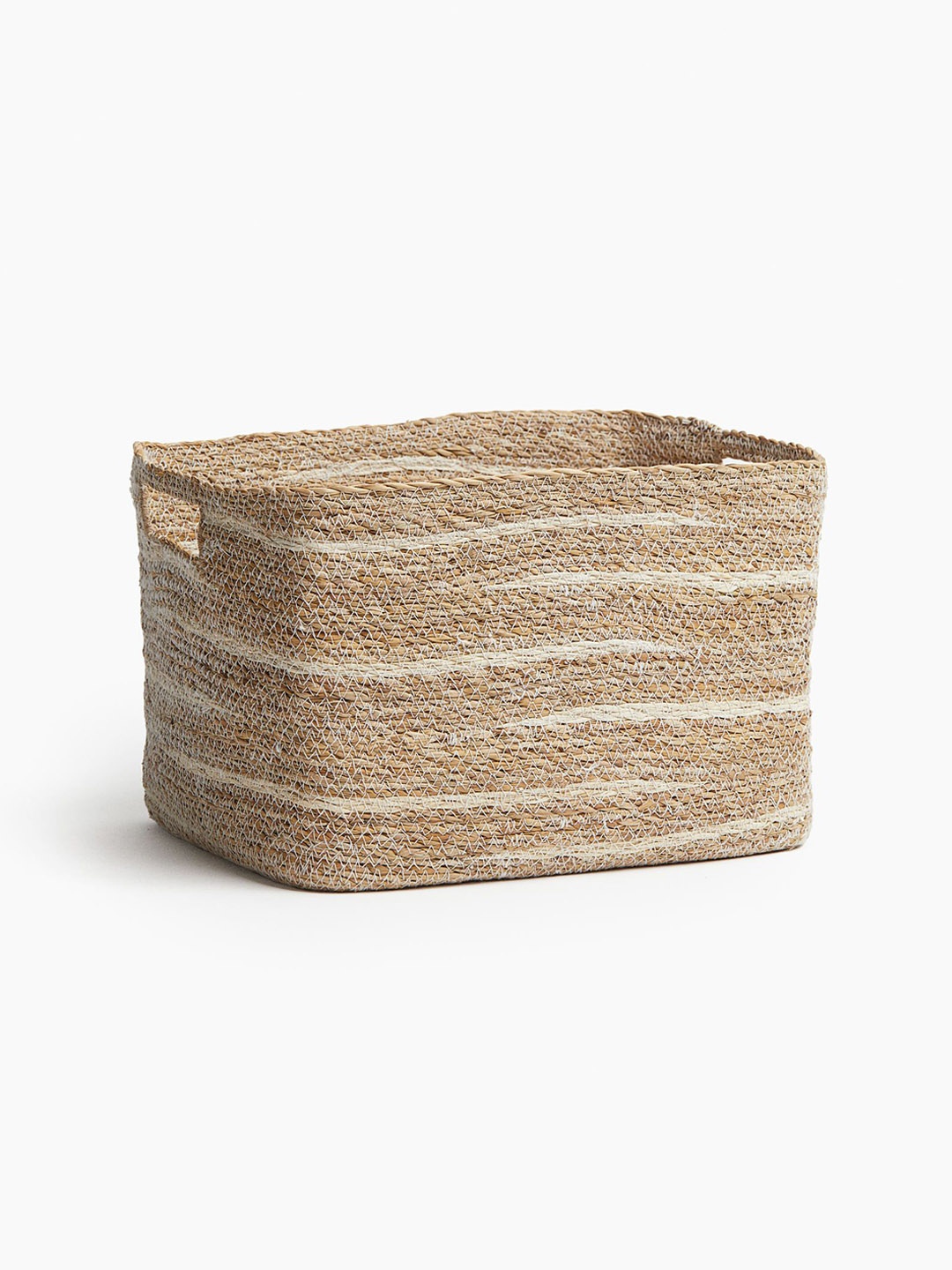 H&M Beige Seagrass Storage Basket