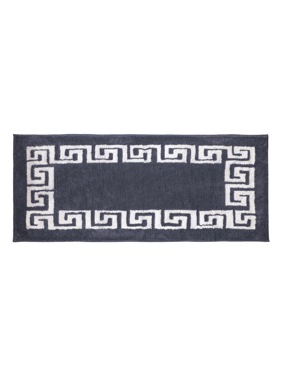 

Freelance Grey & White Printed 1800 GSM Microfibre Anti-Skid Bath Rugs