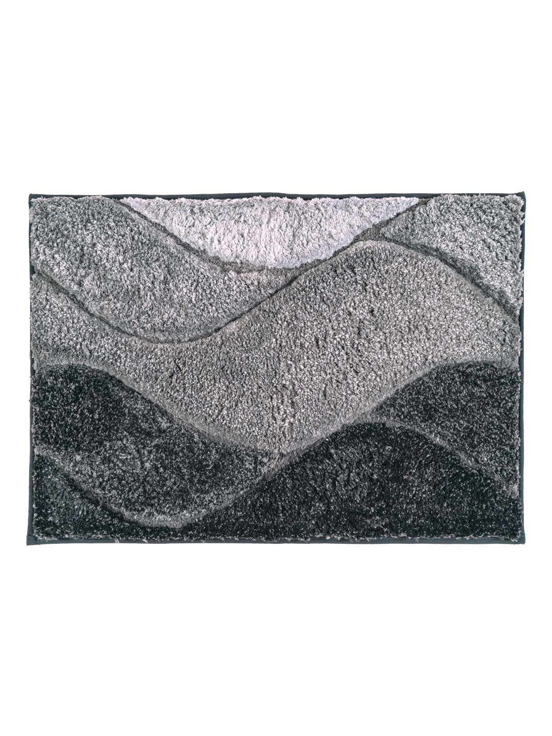 

Freelance Grey & Black 1800 GSM Microfibre Anti-Skid Bath Rug
