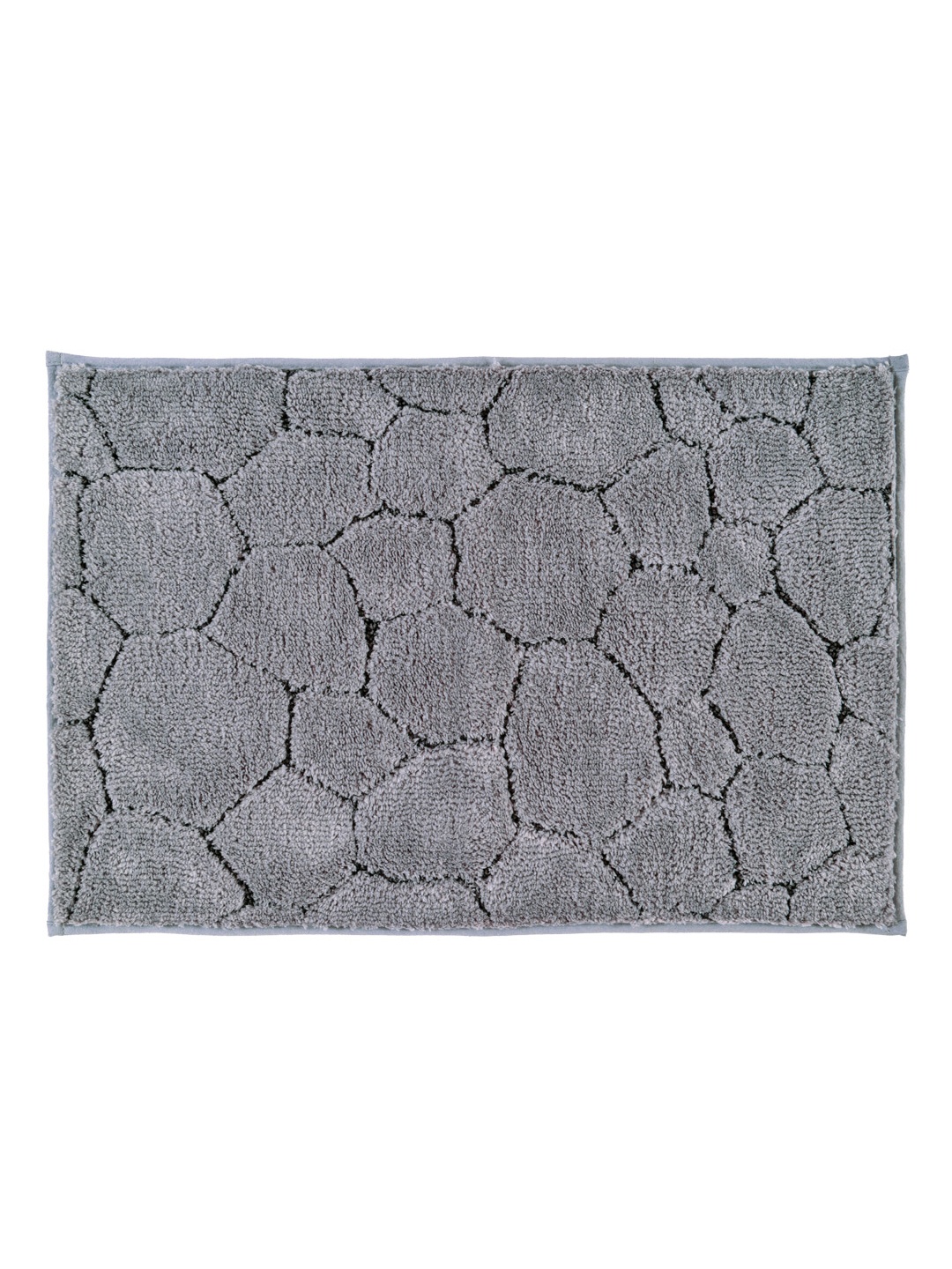 

Freelance Grey & Black Pebble Textured 1800 GSM Microfibre Anti-Skid Bath Rug