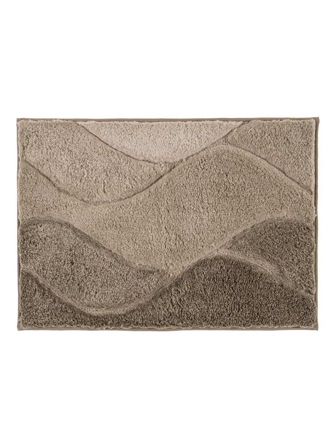 

Freelance Brown & Cream Colored 1800 GSM Microfibre Anti-Skid Bath Rug