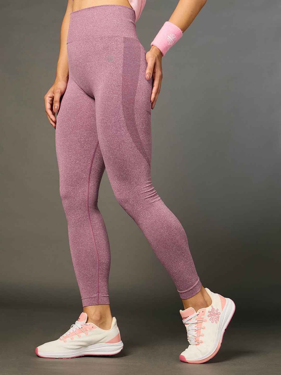 

CULT Women Seamless Sports Tights, Pink