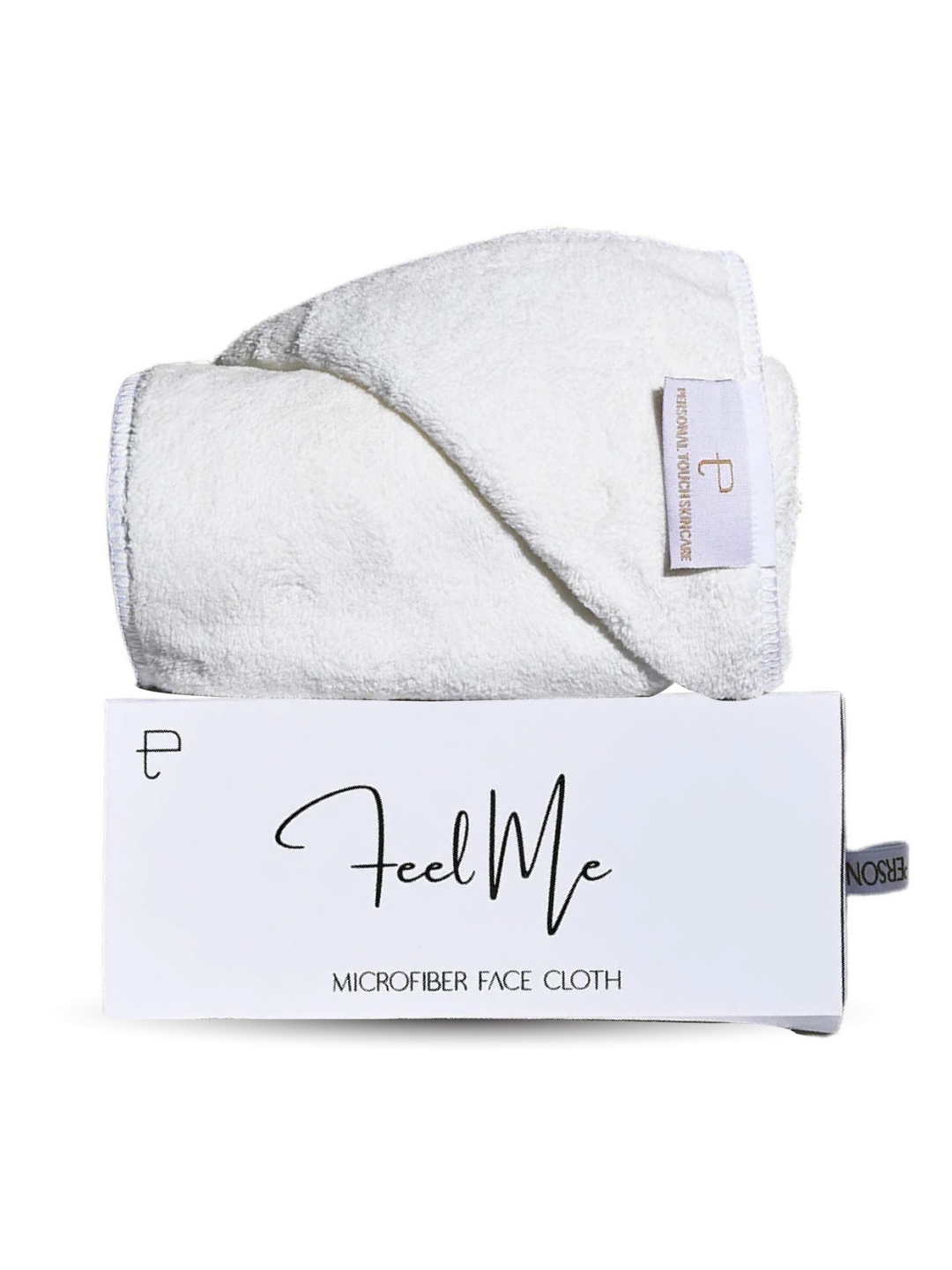 

Personal Touch Skincare Feel Me Microfiber Face Towel, White