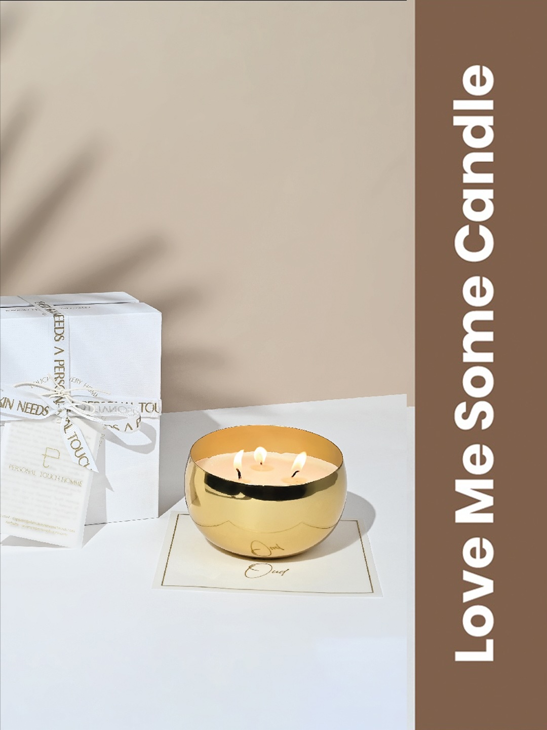 

Personal Touch Skincare Gold-Toned 1 pieces Jar Candle