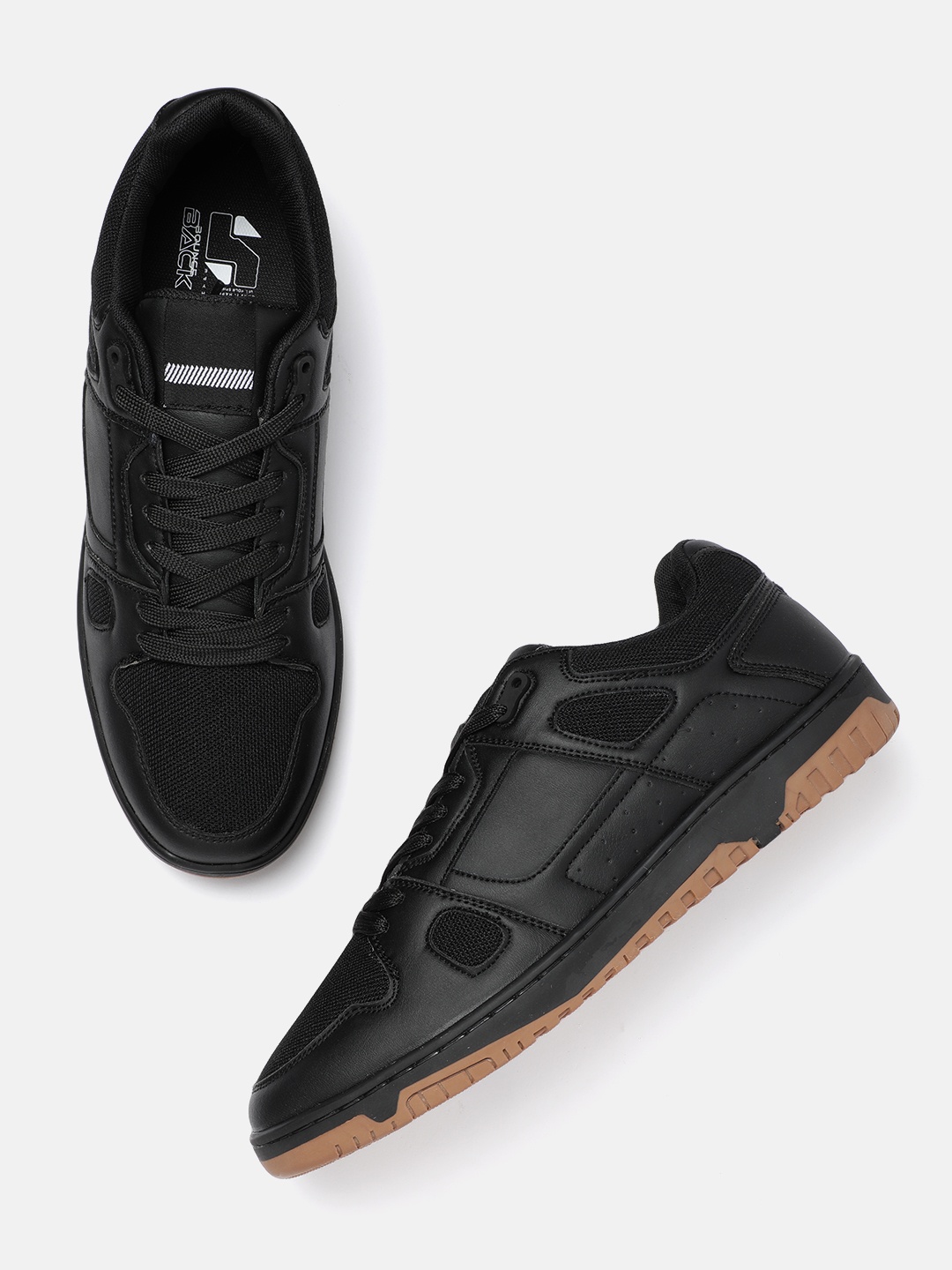

HRX by Hrithik Roshan Men Woven Design Sneakers, Black