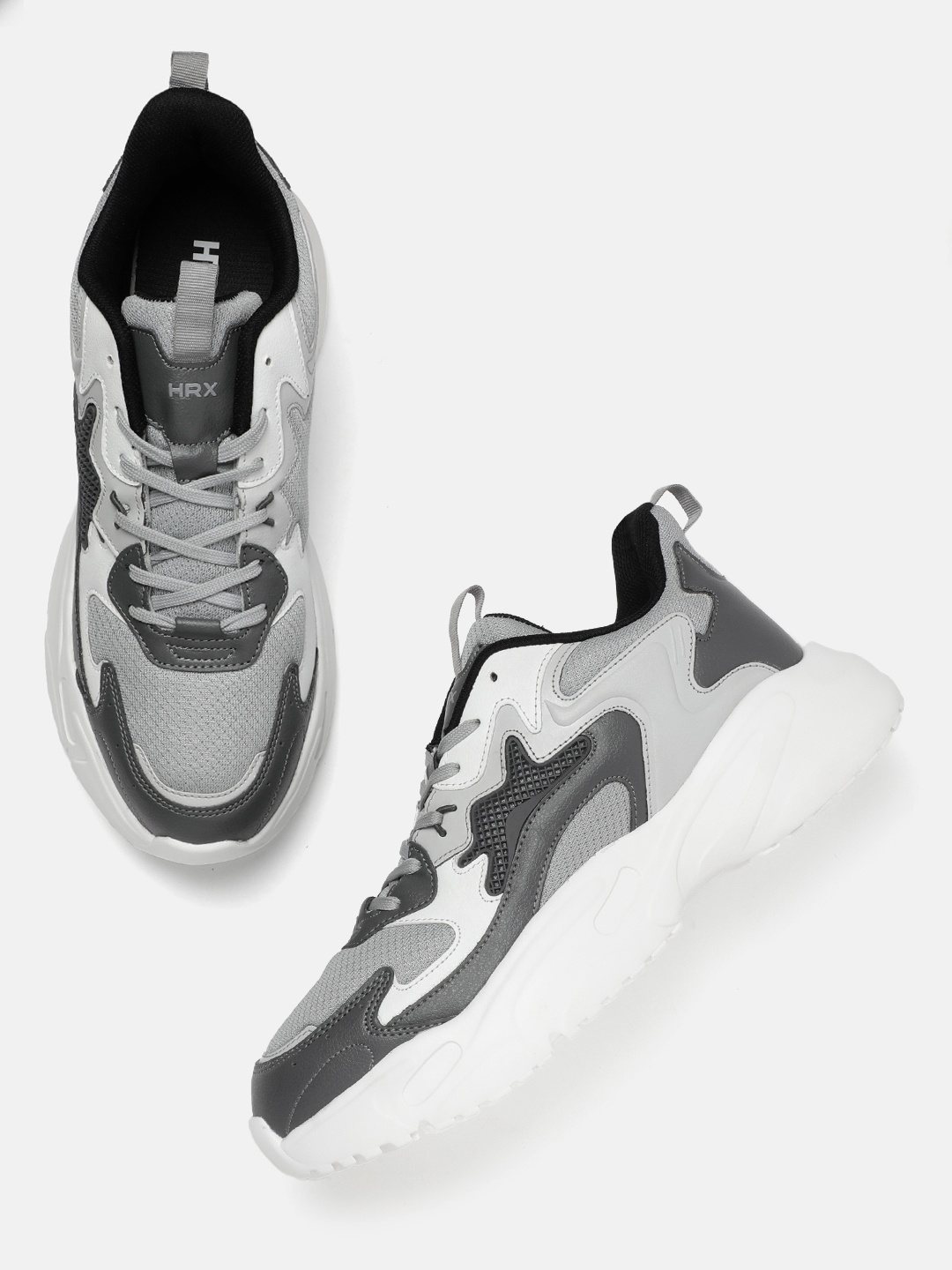 

HRX by Hrithik Roshan Men URBAN CHUNKY Sneaker, Grey
