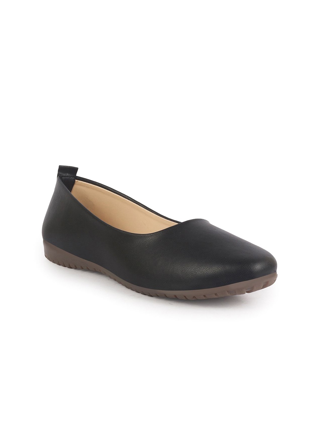 

FAUSTO Women Round Toe Ballerinas Flats, Black