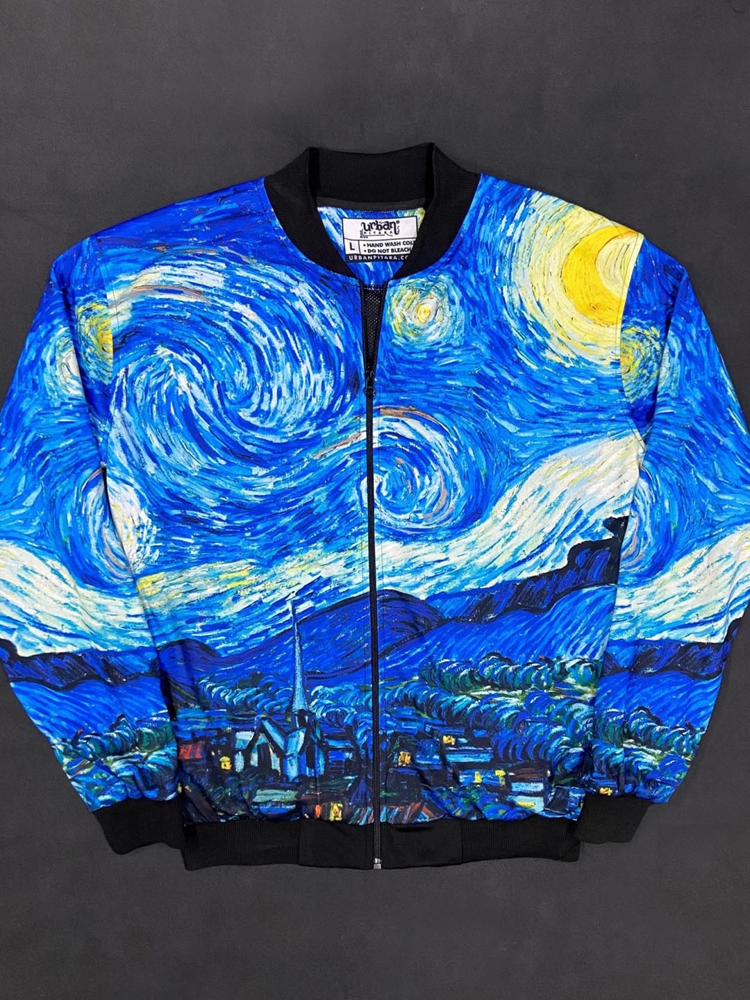 URBAN PITARA Men Lightweight Outdoor Bomber with Patchwork Jacket, Multi