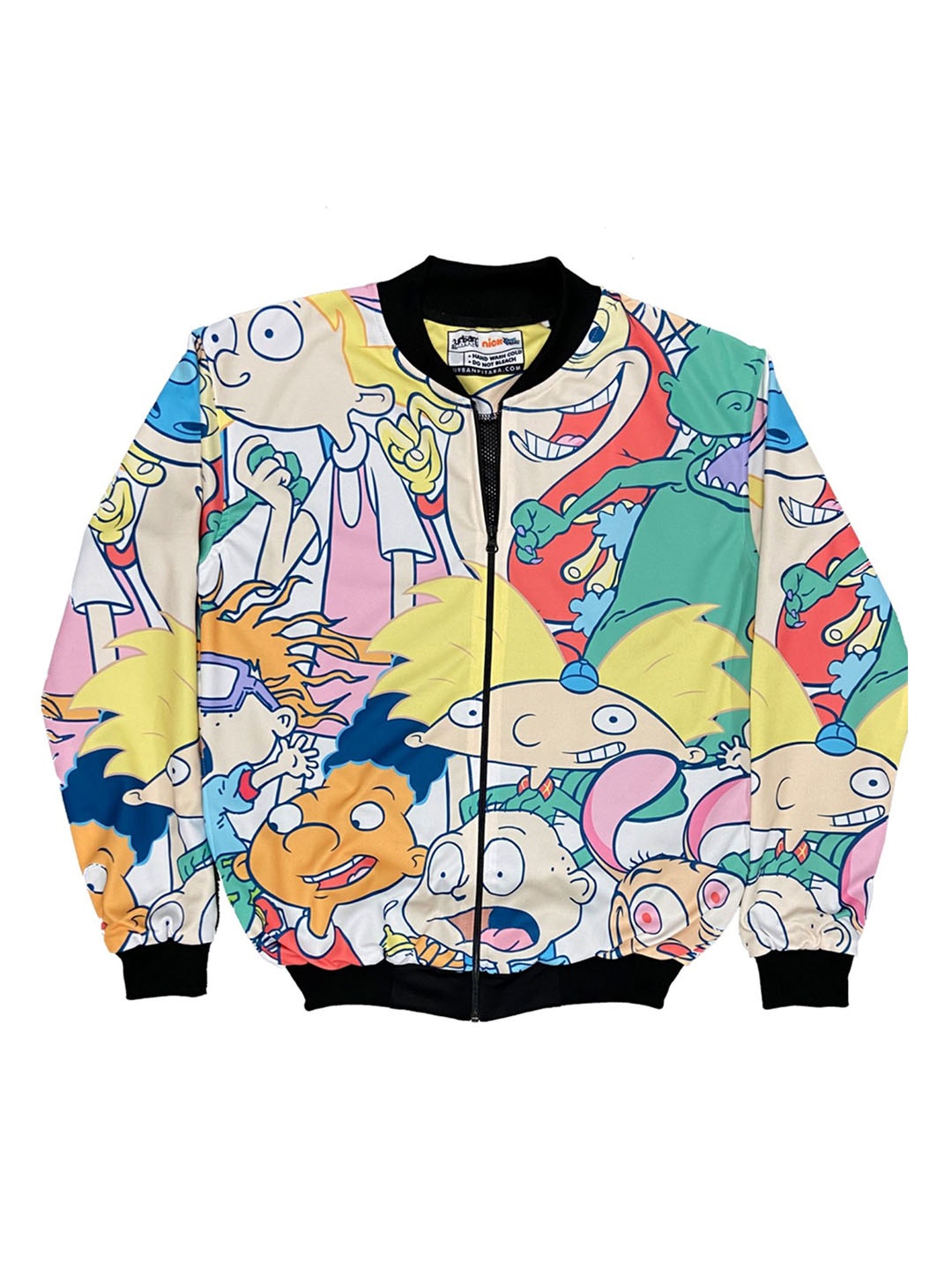 

URBAN PITARA Men Lightweight Outdoor Bomber with Patchwork Jacket, Multi
